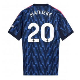 Arsenal Noni Madueke #20 Borta Kläder 2025-26 Kortärmad